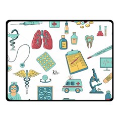 Abstract Abstraction Biology Chemistry Detail Genetics Fleece Blanket (small) by danenraven