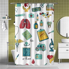 Abstract Abstraction Biology Chemistry Detail Genetics Shower Curtain 48  X 72  (small)  by danenraven