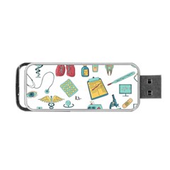 Abstract Abstraction Biology Chemistry Detail Genetics Portable Usb Flash (two Sides) by danenraven