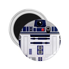 Robot R2d2 R2 D2 Pattern 2.25  Magnets