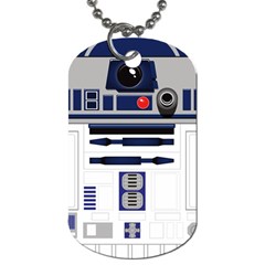 Robot R2d2 R2 D2 Pattern Dog Tag (One Side)