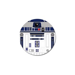 Robot R2d2 R2 D2 Pattern Golf Ball Marker