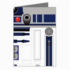 Robot R2d2 R2 D2 Pattern Greeting Cards (Pkg of 8)