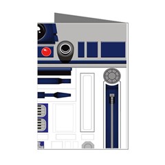 Robot R2d2 R2 D2 Pattern Mini Greeting Cards (Pkg of 8)