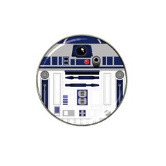 Robot R2d2 R2 D2 Pattern Hat Clip Ball Marker