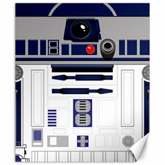 Robot R2d2 R2 D2 Pattern Canvas 20  X 24  by Jancukart