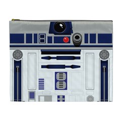 Robot R2d2 R2 D2 Pattern Cosmetic Bag (XL)