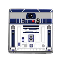 Robot R2d2 R2 D2 Pattern Memory Card Reader (Square 5 Slot)