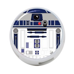 Robot R2d2 R2 D2 Pattern 4-Port USB Hub (Two Sides)