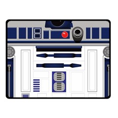 Robot R2d2 R2 D2 Pattern Fleece Blanket (Small)