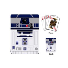 Robot R2d2 R2 D2 Pattern Playing Cards Single Design (Mini)