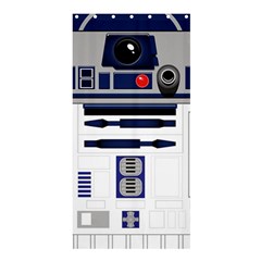 Robot R2d2 R2 D2 Pattern Shower Curtain 36  x 72  (Stall) 