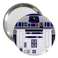 Robot R2d2 R2 D2 Pattern 3  Handbag Mirrors