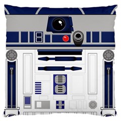 Robot R2d2 R2 D2 Pattern Standard Flano Cushion Case (One Side)