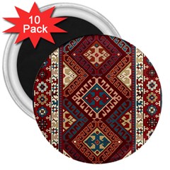 Armenian Carpet 3  Magnets (10 Pack)  by Gohar