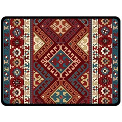 Armenian Carpet Fleece Blanket (large)  by Gohar