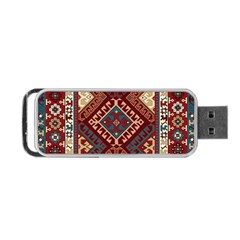 Armenian Carpet Portable Usb Flash (one Side) by Gohar