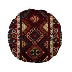 Armenian Carpet Standard 15  Premium Flano Round Cushions by Gohar