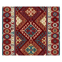 Armenian Carpet Double Sided Flano Blanket (small)  by Gohar