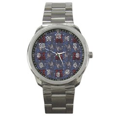 Armenian Ornaments Sport Metal Watch