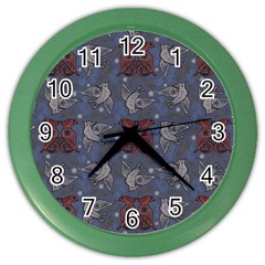 Armenian Ornaments Color Wall Clock