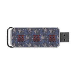 Armenian Ornaments Portable Usb Flash (two Sides)