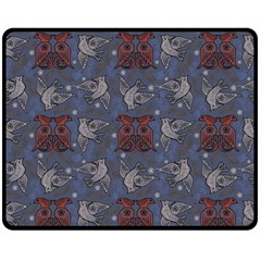 Armenian Ornaments Double Sided Fleece Blanket (medium)  by Gohar