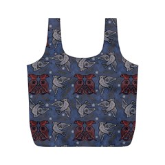 Armenian Ornaments Full Print Recycle Bag (m) by Gohar