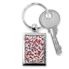 Abstract Random Painted Texture Key Chain (rectangle) by dflcprintsclothing