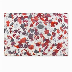 Abstract Random Painted Texture Postcard 4 x 6  (pkg Of 10) by dflcprintsclothing