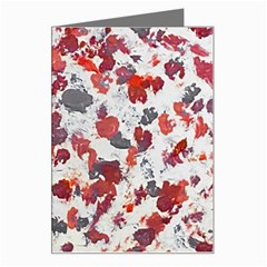 Abstract Random Painted Texture Greeting Card by dflcprintsclothing