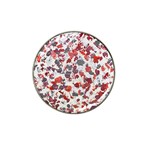 Abstract Random Painted Texture Hat Clip Ball Marker (4 pack) Front