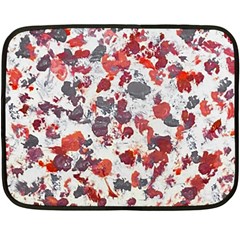 Abstract Random Painted Texture Double Sided Fleece Blanket (mini) 