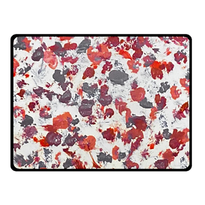 Abstract Random Painted Texture Fleece Blanket (Small)