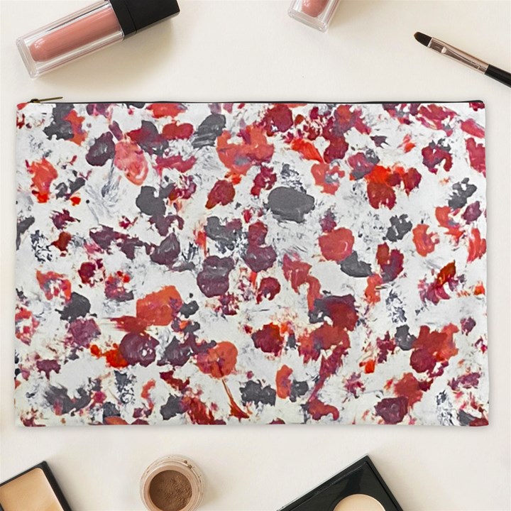 Abstract Random Painted Texture Cosmetic Bag (XXL)