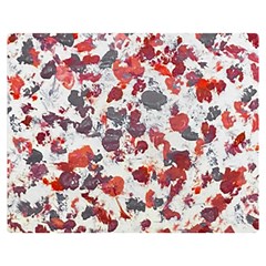 Abstract Random Painted Texture Double Sided Flano Blanket (medium) 