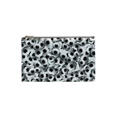 Eyes Drawing Motif Random Pattern Cosmetic Bag (small) by dflcprintsclothing