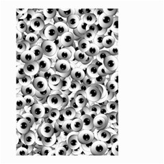 Eyes Drawing Motif Random Pattern Small Garden Flag (two Sides)