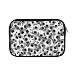 Eyes Drawing Motif Random Pattern Apple iPad Mini Zipper Cases Front