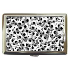 Eyes Drawing Motif Random Pattern Cigarette Money Case by dflcprintsclothing