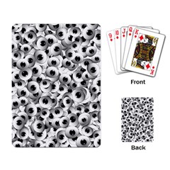 Eyes Drawing Motif Random Pattern Playing Cards Single Design (rectangle) by dflcprintsclothing