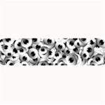 Eyes Drawing Motif Random Pattern Large Bar Mat 32 x8.5  Bar Mat