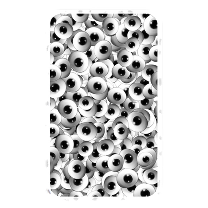 Eyes Drawing Motif Random Pattern Memory Card Reader (Rectangular)