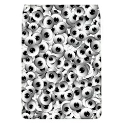 Eyes Drawing Motif Random Pattern Removable Flap Cover (l)