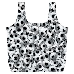 Eyes Drawing Motif Random Pattern Full Print Recycle Bag (xl) by dflcprintsclothing