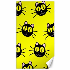 Cats Heads Pattern Design Canvas 40  X 72  by danenraven