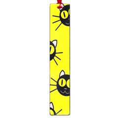 Cats Heads Pattern Design Large Book Marks by danenraven