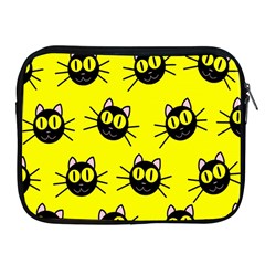 Cats Heads Pattern Design Apple Ipad 2/3/4 Zipper Cases by danenraven