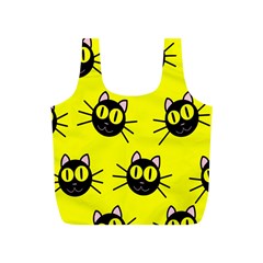 Cats Heads Pattern Design Full Print Recycle Bag (s) by danenraven