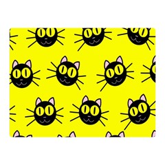 Cats Heads Pattern Design Double Sided Flano Blanket (mini)  by danenraven